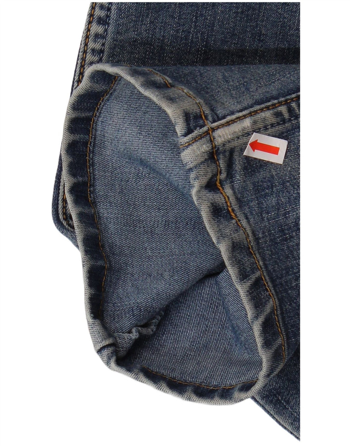 Jeans retos femininos LEVI'S W27 L32 algodão azul