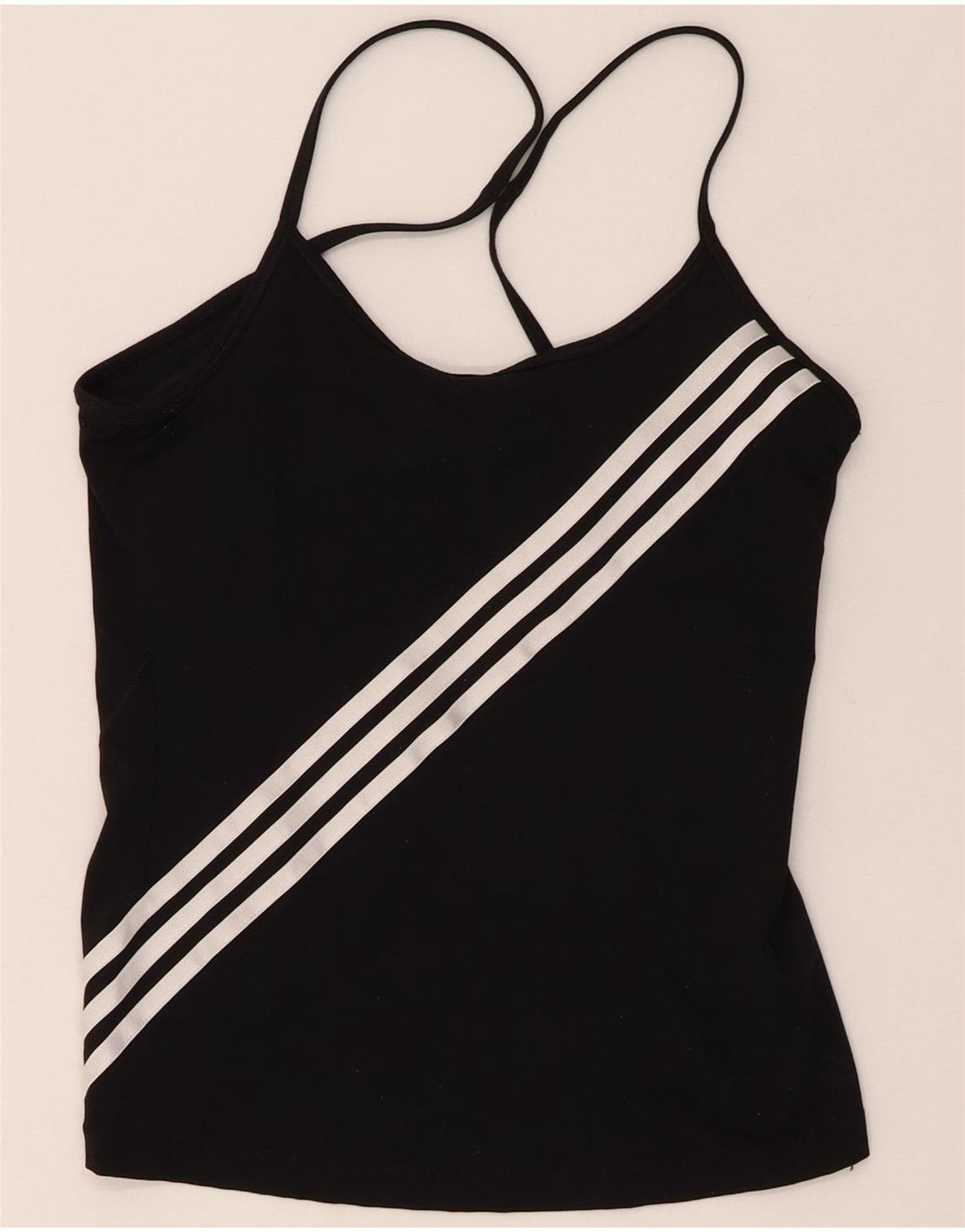 ADIDAS Womens Climacool Cami Top UK 8 Small Black Nylon