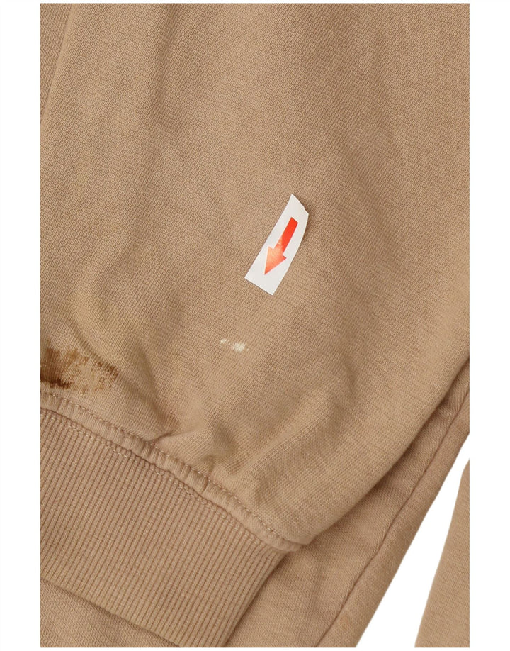Zara Moletom Masculino Jumper Pequeno Algodão Bege
