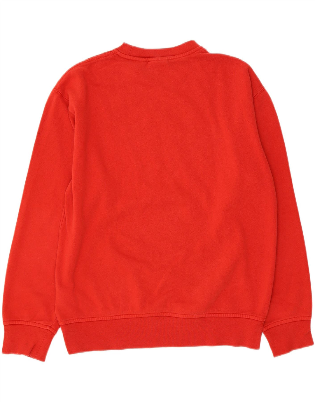 Fila Mens Graphic Moletom Jumper Pequeno Algodão Vermelho