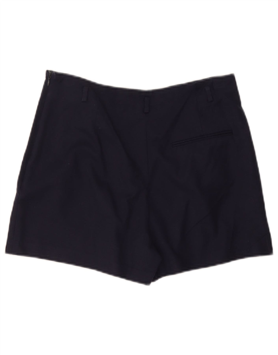 Shorts casual feminino Zara médio W28 azul marinho
