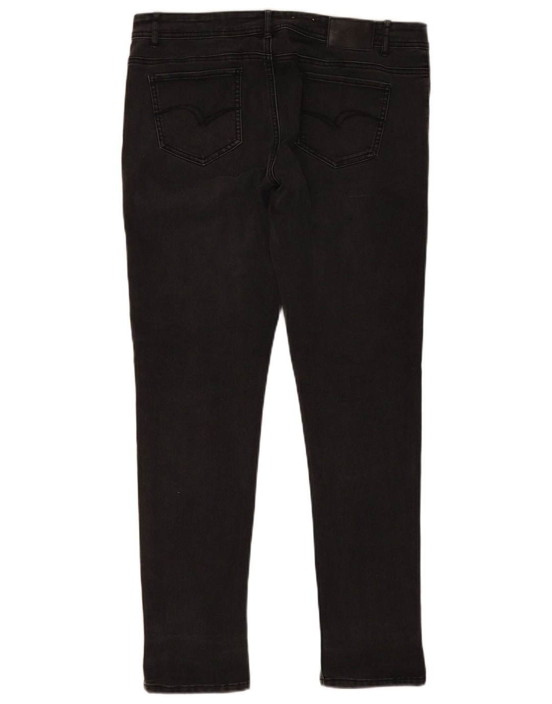 Lee Cooper Jeans Slim Feminino Reino Unido 16 Grande W34 L30 Algodão Cinza