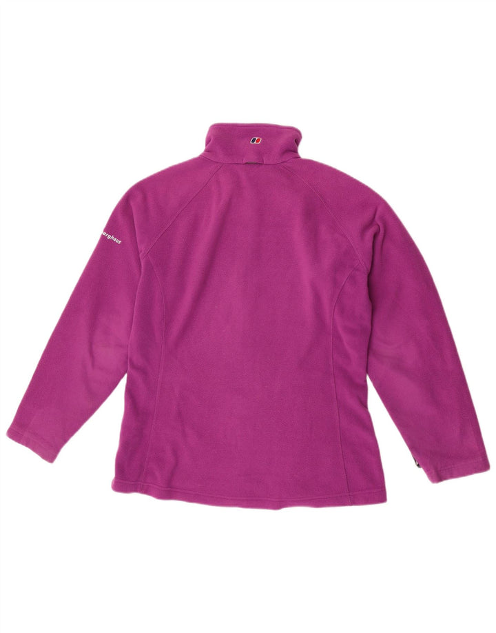 Jaqueta feminina de lã com forro Berghaus UK 12 poliéster roxo médio