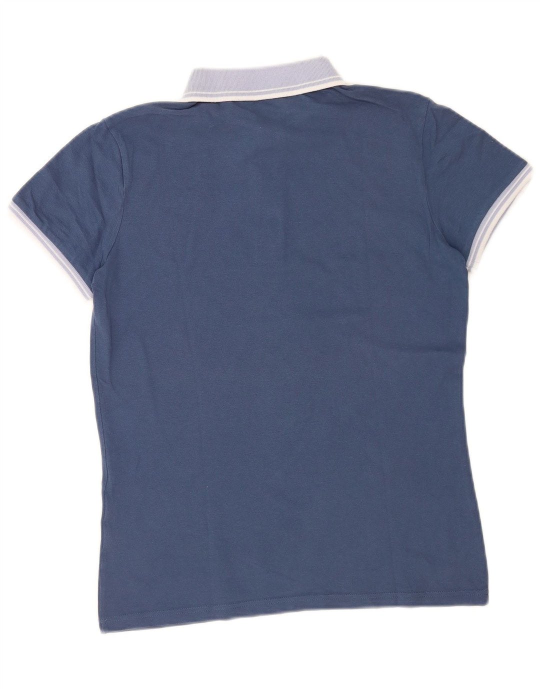 Camisa polo masculina Kappa pequena azul colorblock