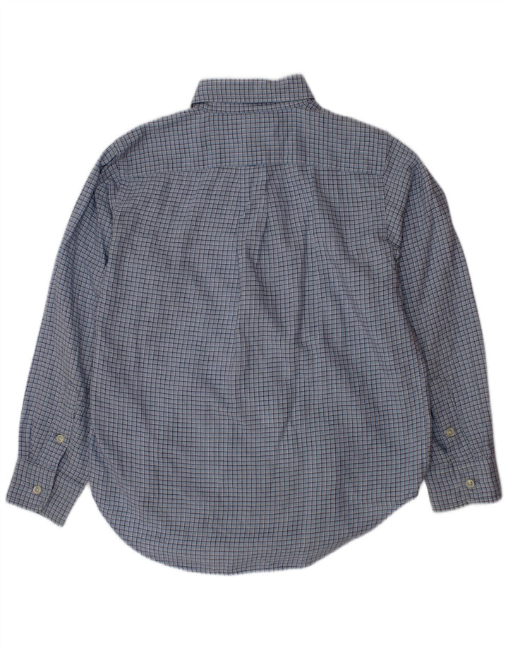 Ralph Lauren Camisa masculina 5-6 anos algodão guingão azul