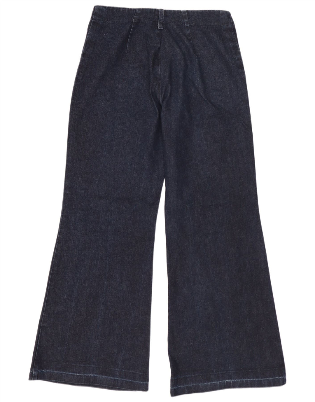 Jeans feminino de perna larga Max & Co. W28 L28 azul marinho