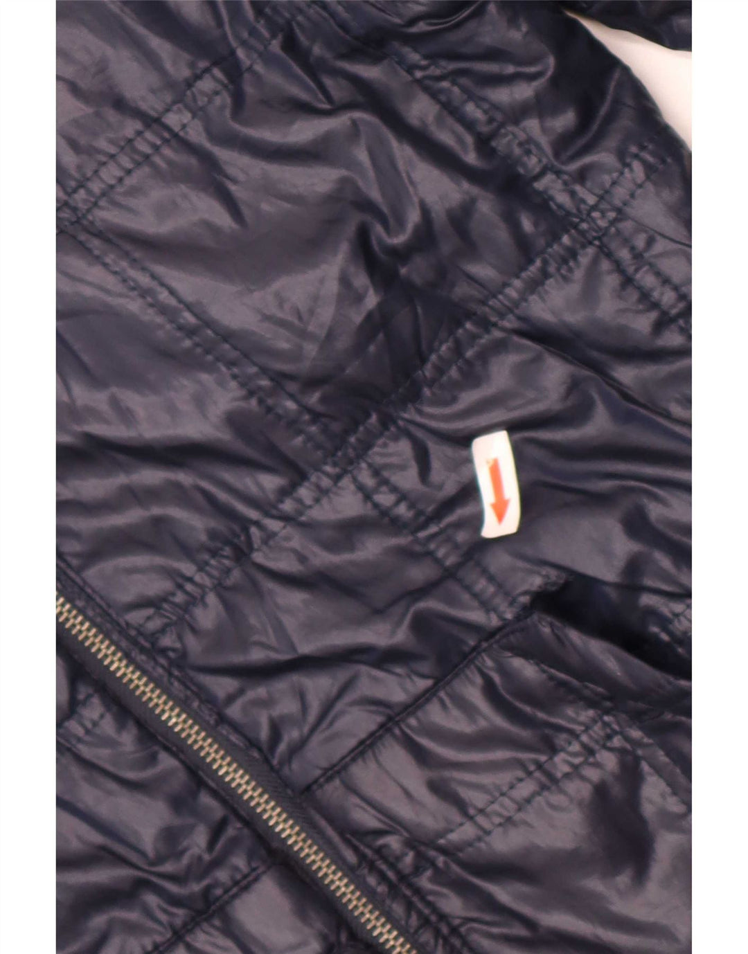 Jaqueta bomber masculina Zara com capuz UK 36 pequena azul marinho