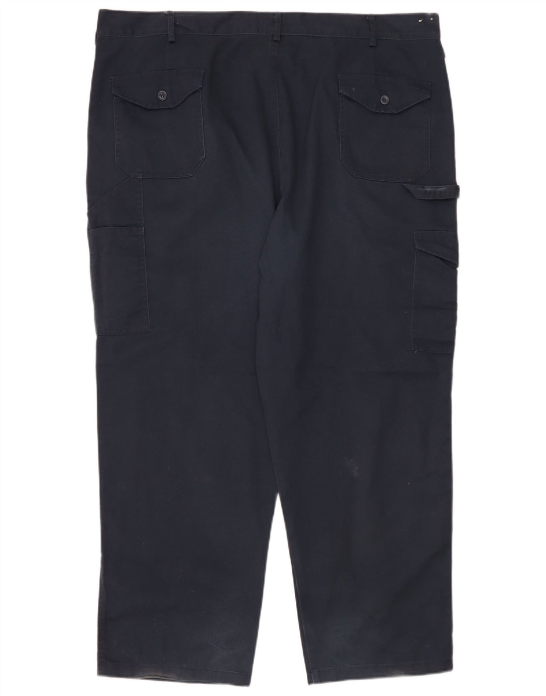 Calças cargo retas masculinas Dickies W44 L28 poliéster azul marinho