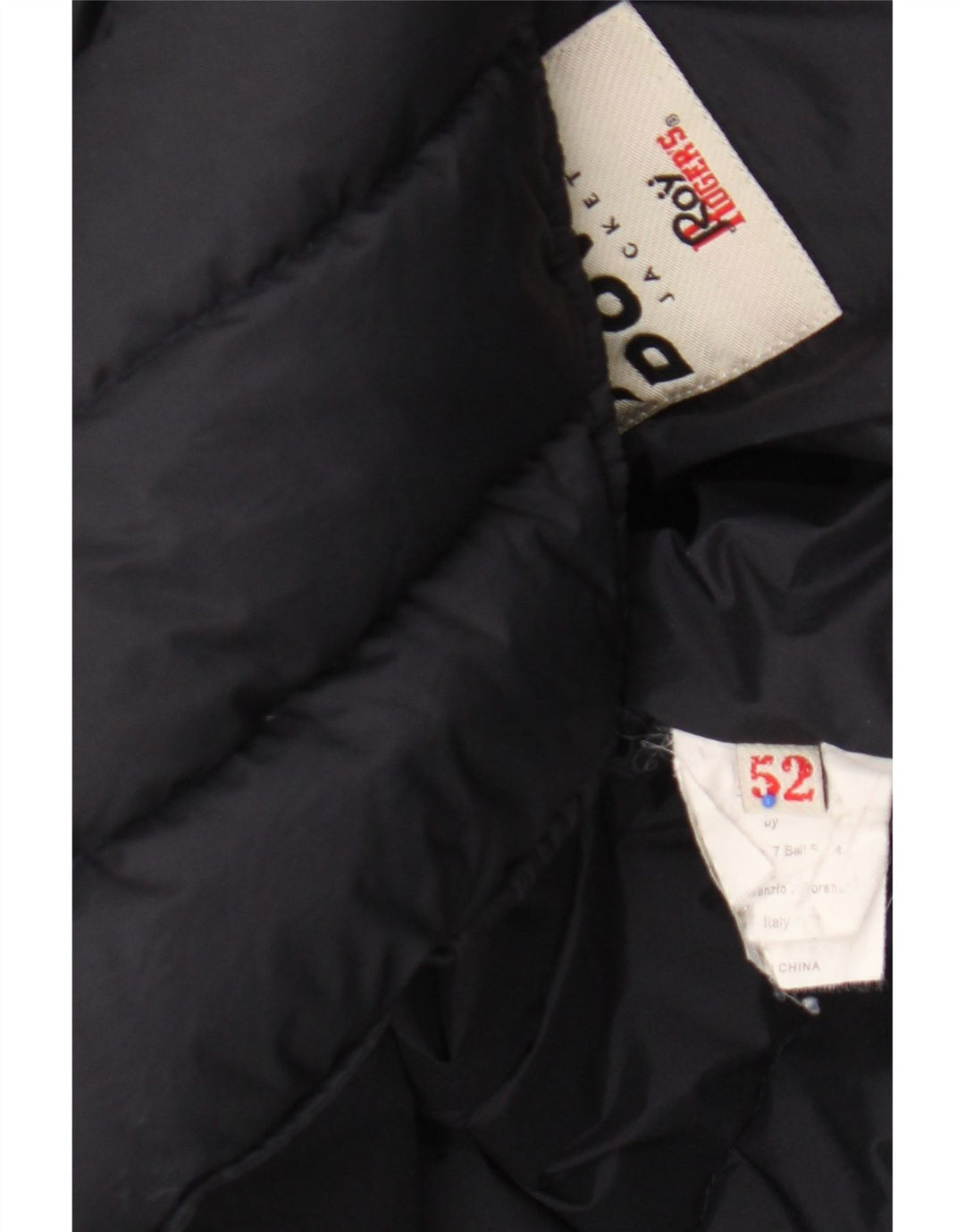 Jaqueta acolchoada masculina Roy Rogers IT 52 XL azul marinho nylon