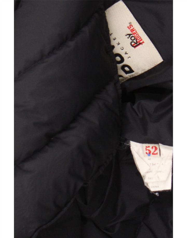 Jaqueta acolchoada masculina Roy Rogers IT 52 XL azul marinho nylon