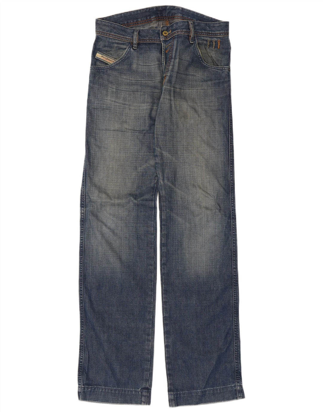 Jeans retos masculinos Diesel W29 L35 algodão azul