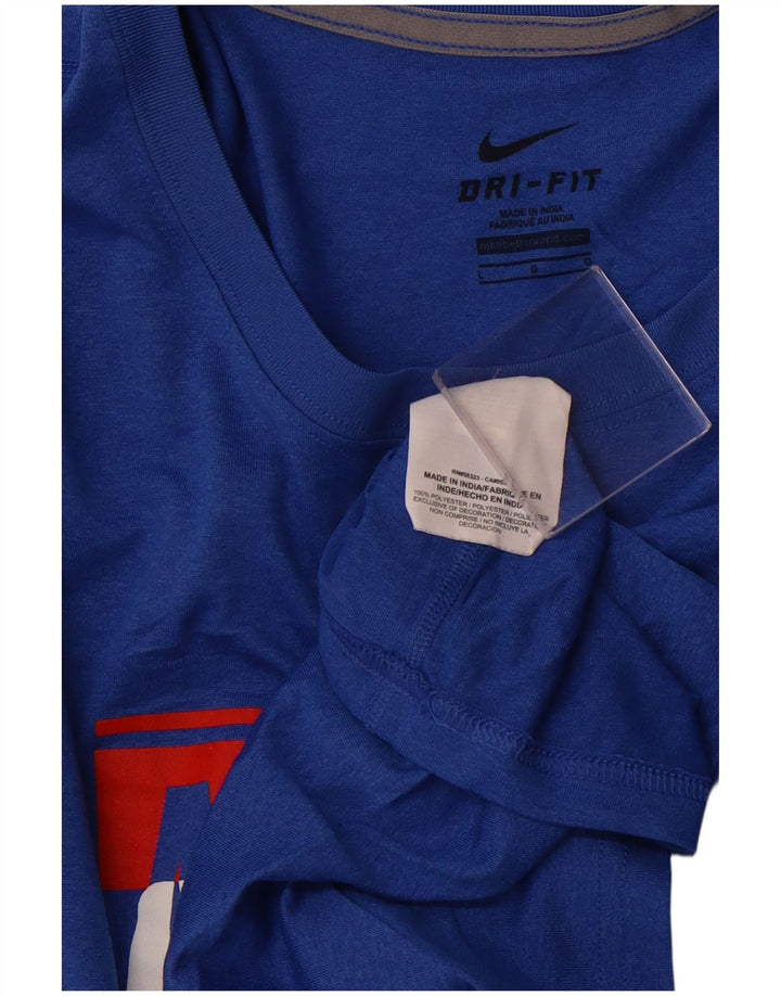 Camiseta feminina NIKE Allen Basketball Graphic UK 14 grande azul