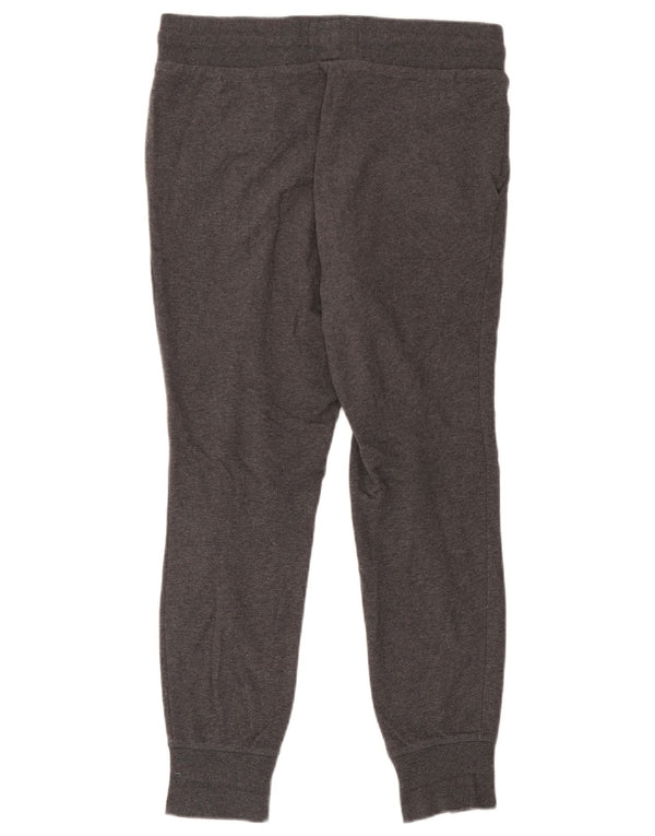 Calça esportiva feminina Jack Wills com estampa gráfica e joggers UK 12 cinza médio