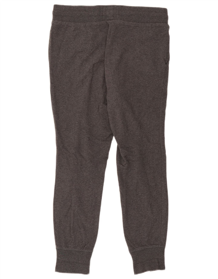Calça esportiva feminina Jack Wills com estampa gráfica e joggers UK 12 cinza médio