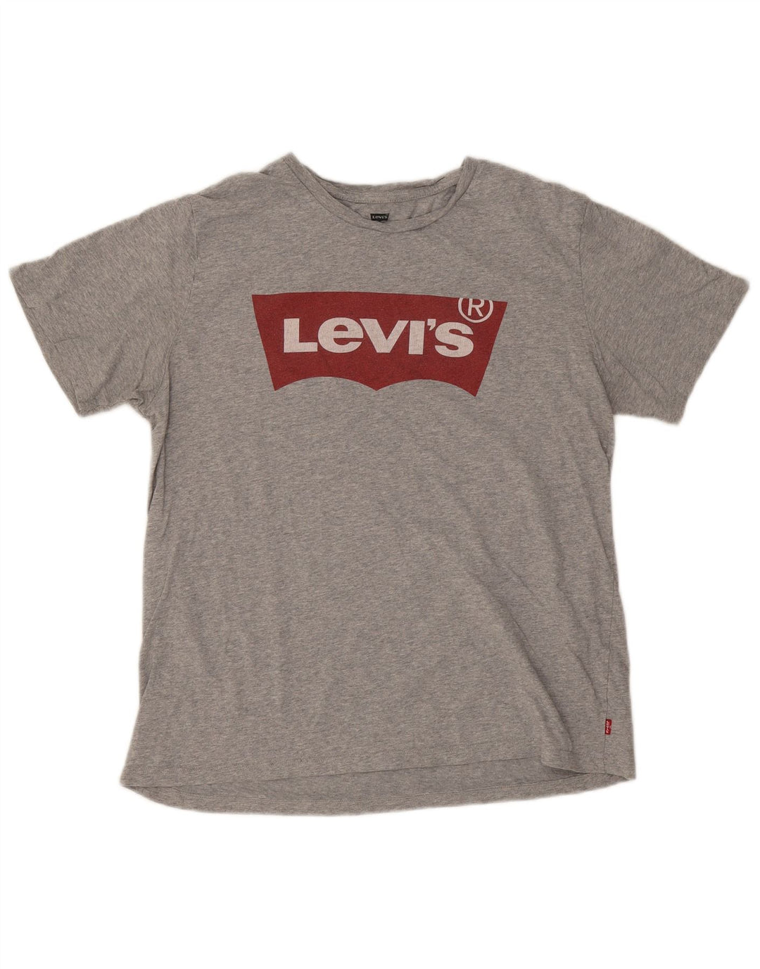 Camiseta feminina gráfica Levi's UK 16 grande cinza