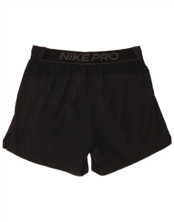 Shorts esportivos masculinos Nike Dri Fit Standard Fit XL preto poliéster