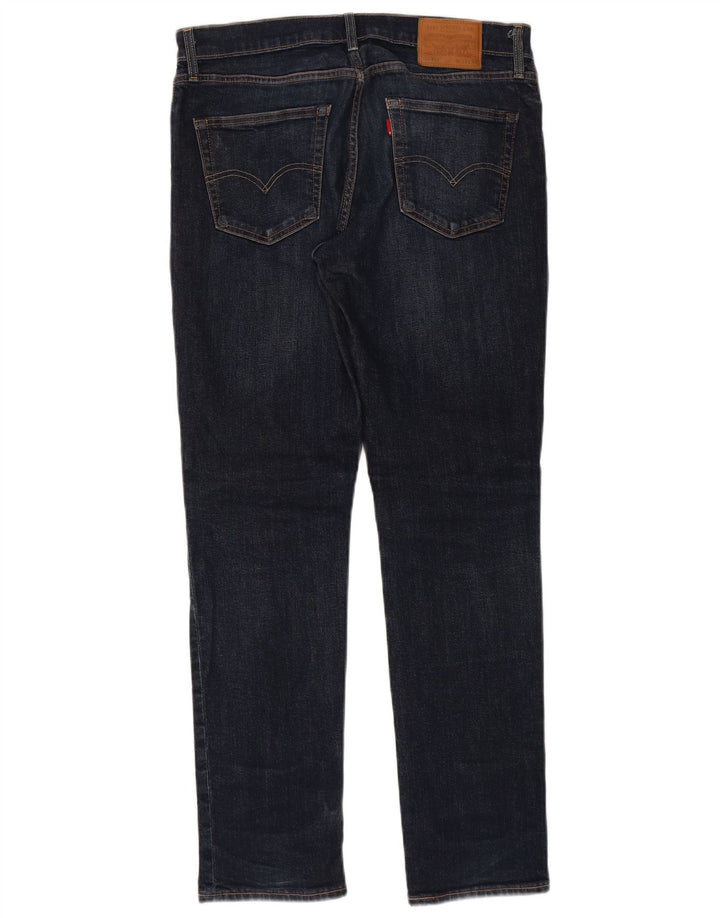 LEVI'S Masculino 511 Slim Jeans W34 L32 Azul Marinho Algodão