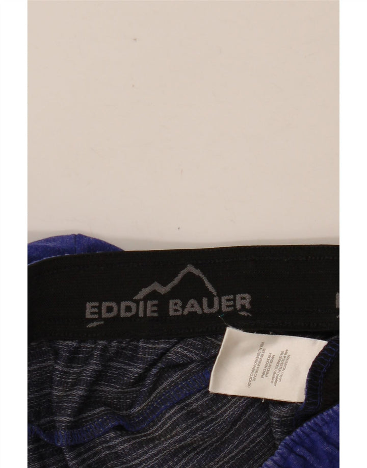 EDDIE BAUER Calções esportivos masculinos pequenos rayon azul