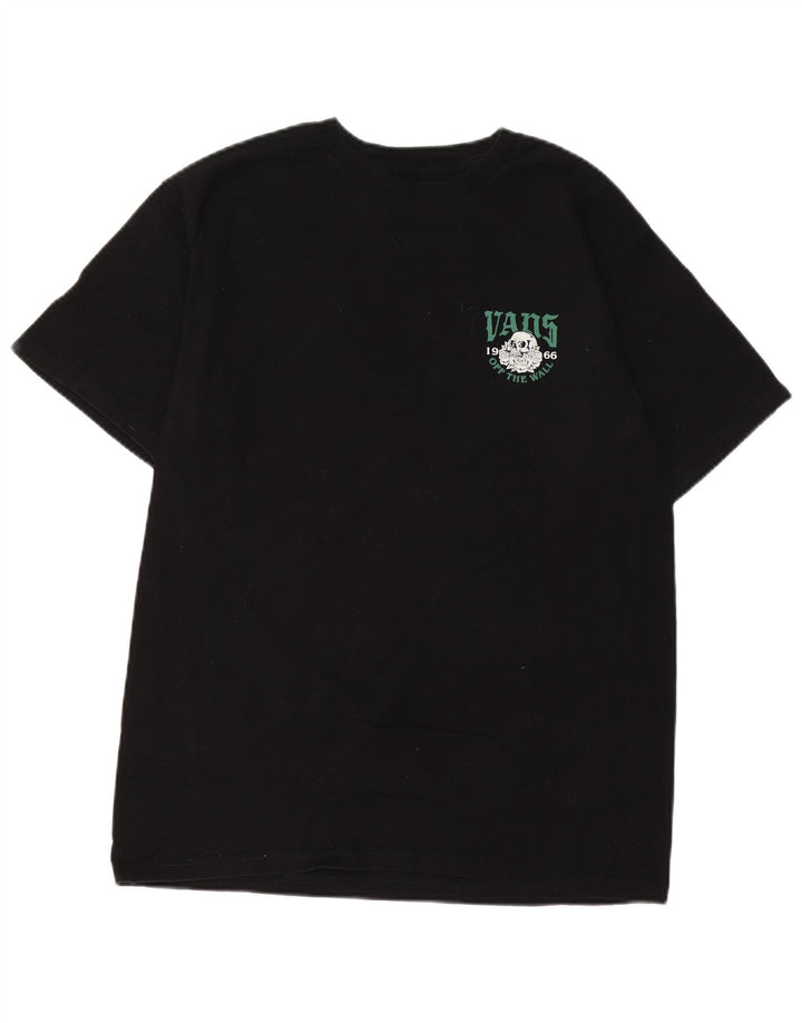 Camiseta masculina VANS Classic Fit Graphic Top Médio Algodão Preto