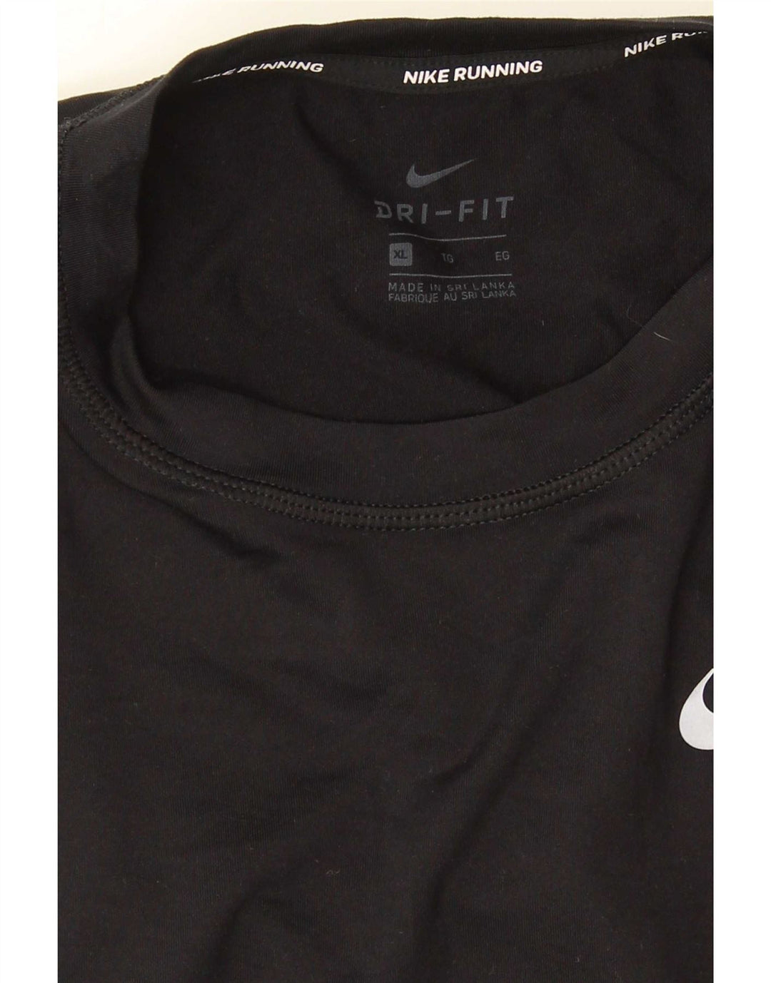 Nike Mens Dri Fit Top Manga Longa XL Preto