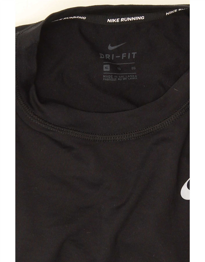 Nike Mens Dri Fit Top Manga Longa XL Preto