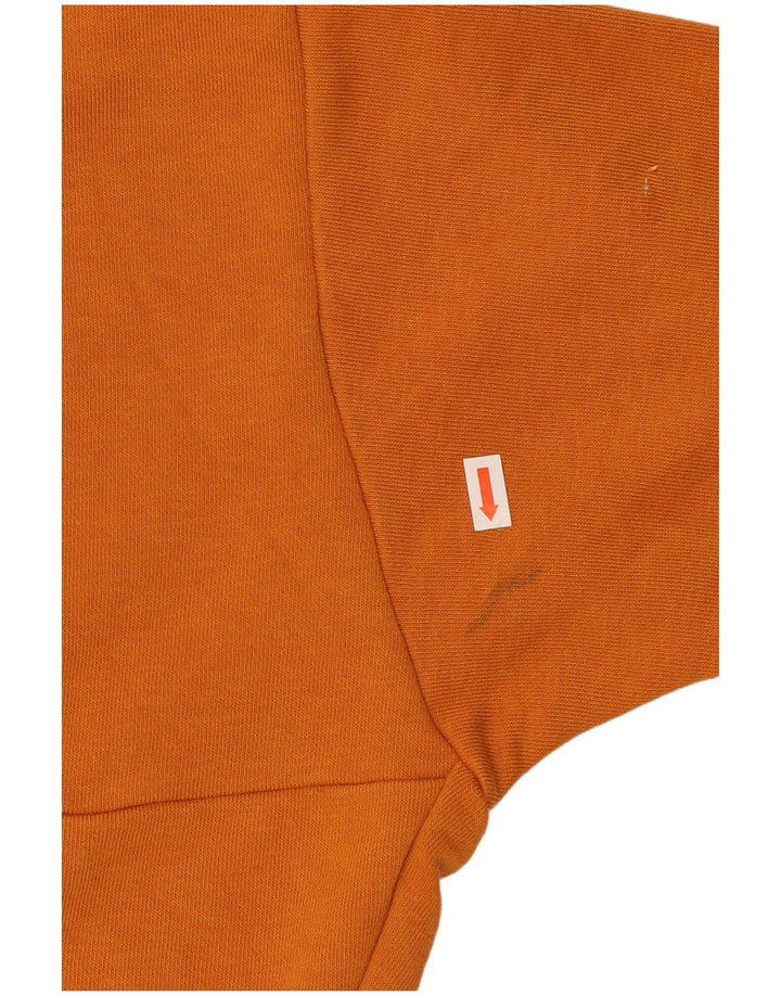 Moletom Nike Dri Fit Graphic Oversized Jumper UK 10 Pequeno Laranja