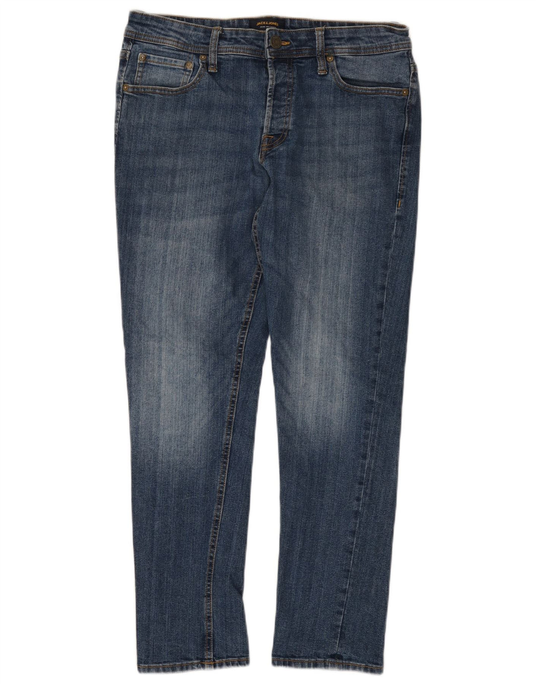 Jeans JACK & JONES masculino slim W34 L30 algodão azul