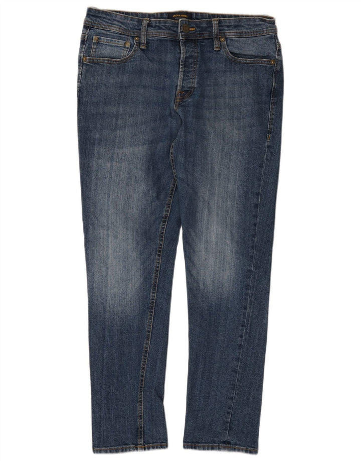 Jeans JACK & JONES masculino slim W34 L30 algodão azul