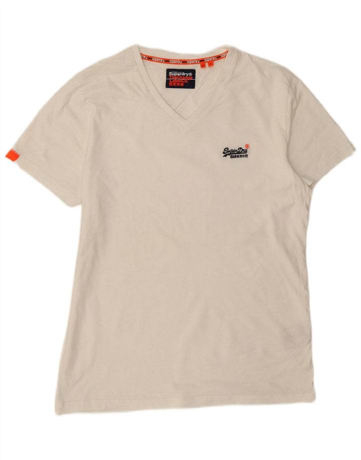 Camiseta masculina Superdry Top XL algodão branco