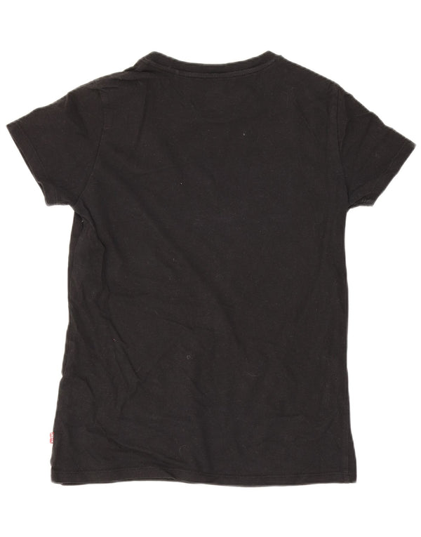 Camiseta feminina Levi's Graphic UK 2 2XS preta