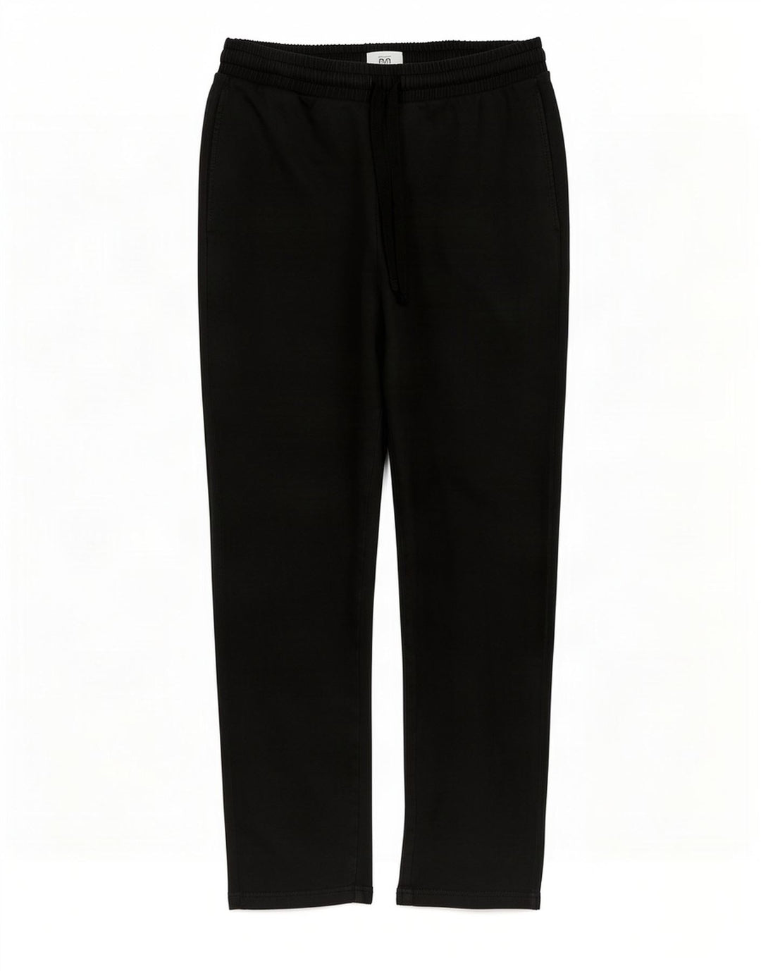 Calça de treino masculina Marks & Spencer de ajuste regular, algodão preto médio