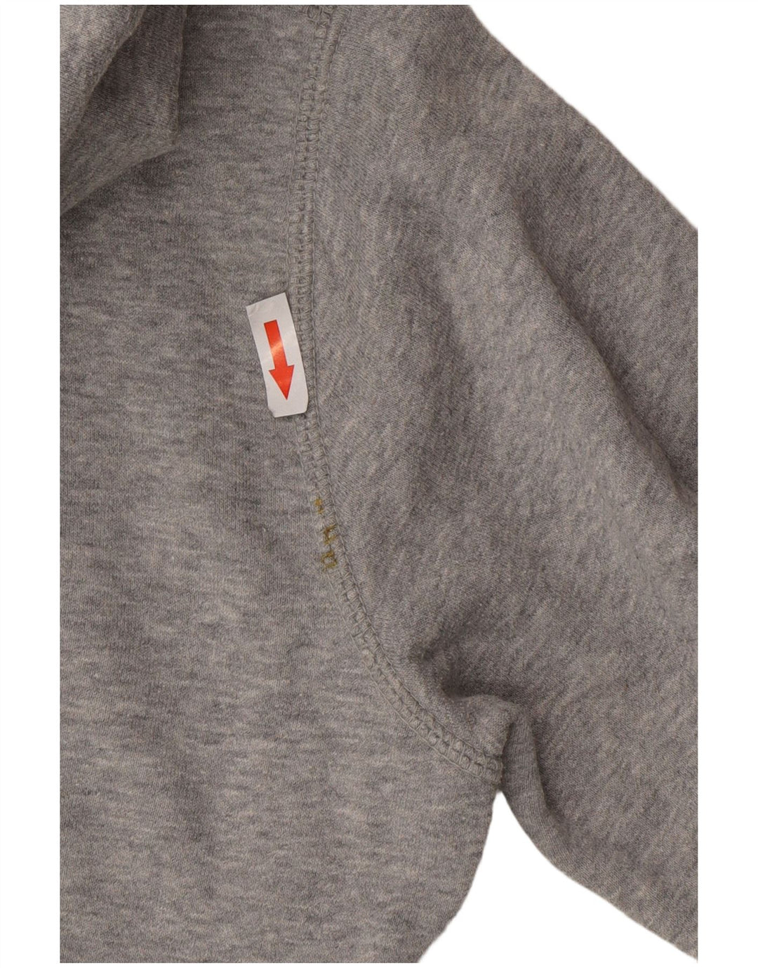 Jumper com capuz gráfico masculino Nike médio cinza algodão