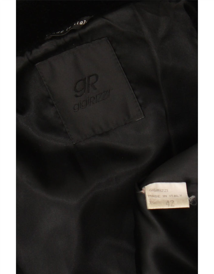 Jaqueta acolchoada feminina Gigi Rizzi IT 42 acetato preto médio
