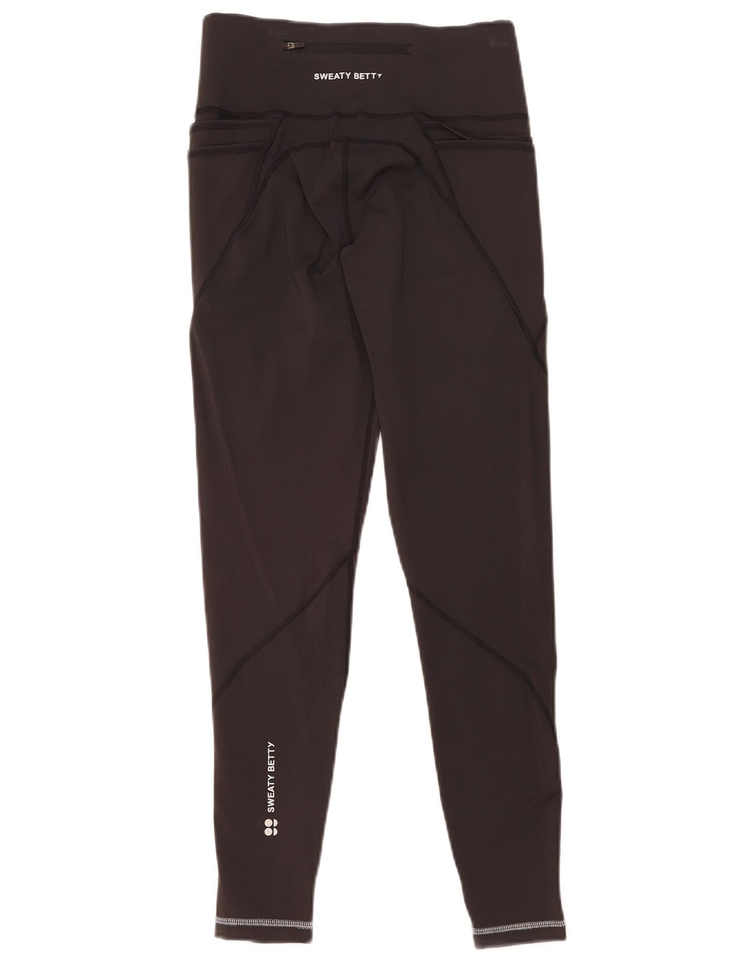 Leggings femininas Sweaty Betty UK 12 poliamida preta média