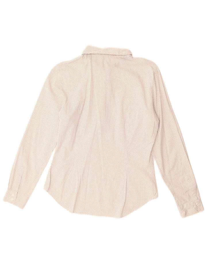 Pulôver feminino Zara UK 14 grande branco manchado