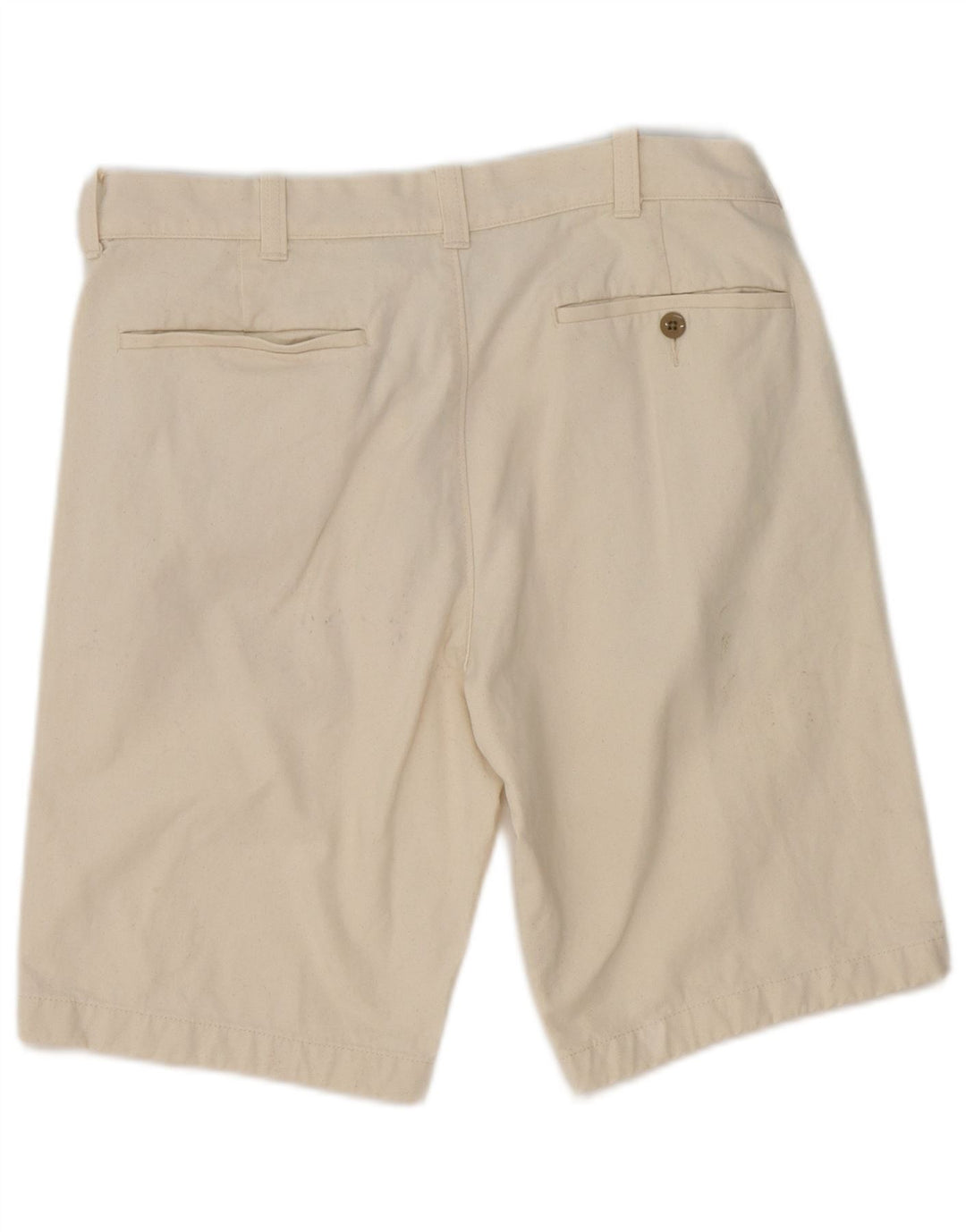 J. Crew Mens Stanton Chino Shorts W31 Médio Off White Algodão