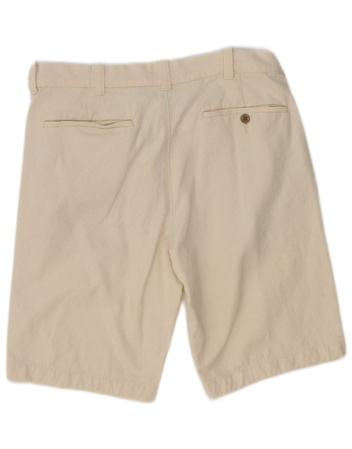 J. Crew Mens Stanton Chino Shorts W31 Médio Off White Algodão