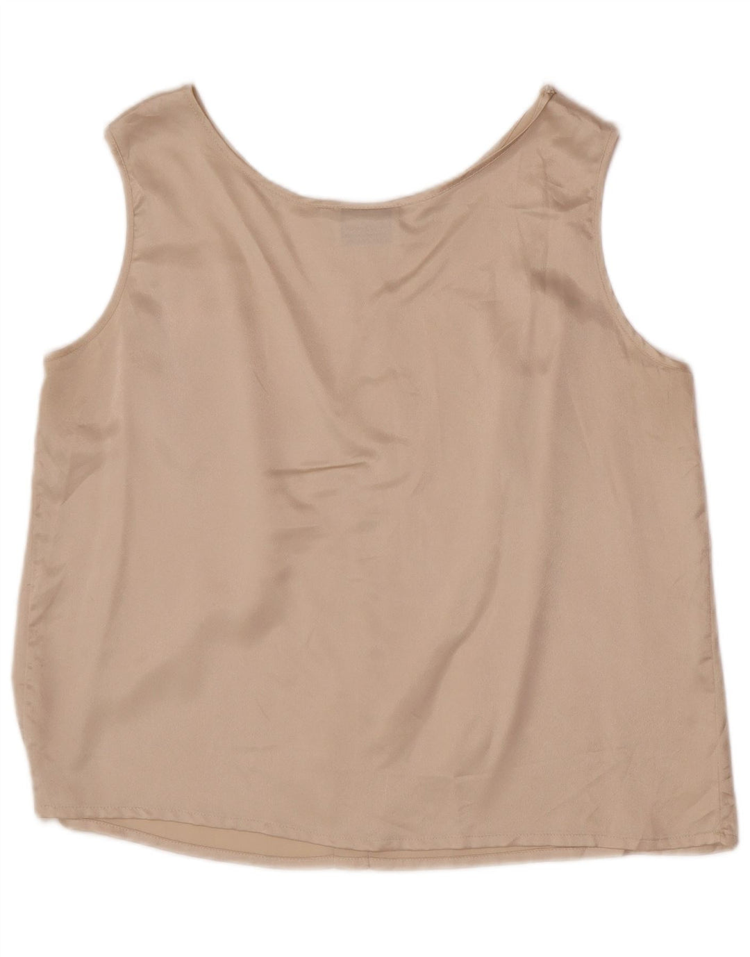 Colete feminino Luisa Spagnoli Top IT 42 2XL poliéster bege