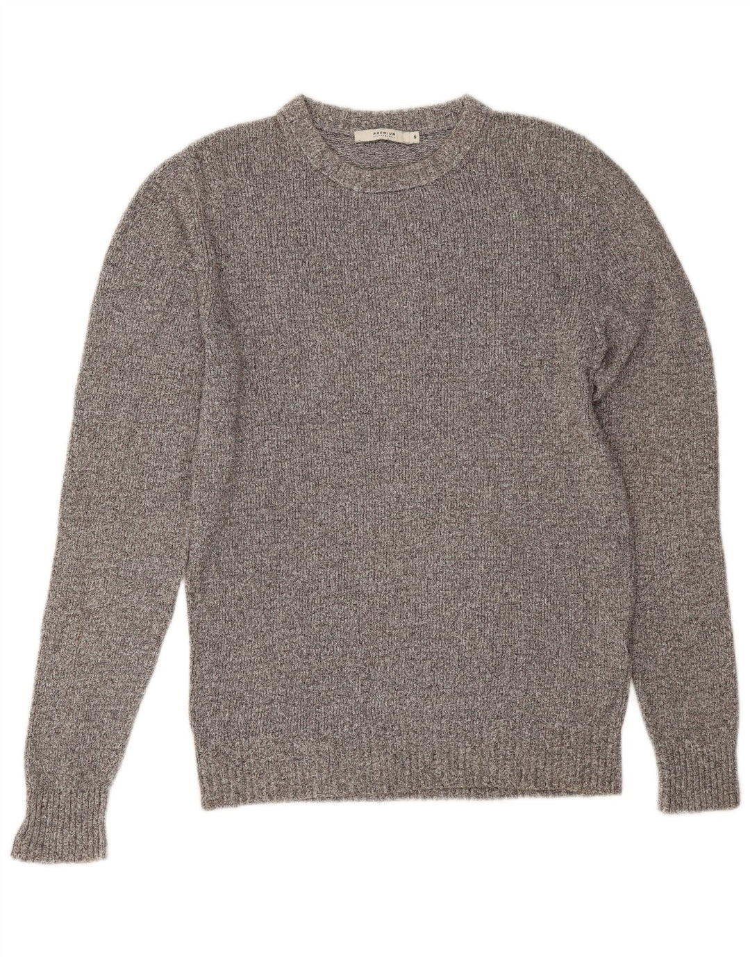 Suéter masculino Jack & Jones com gola redonda e algodão cinza pequeno