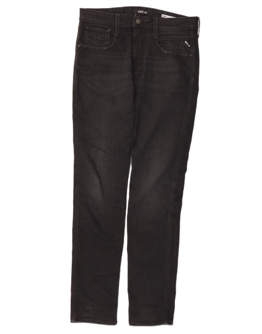 Replay Jeans Feminino Anbass Slim W31 L32 Algodão Preto
