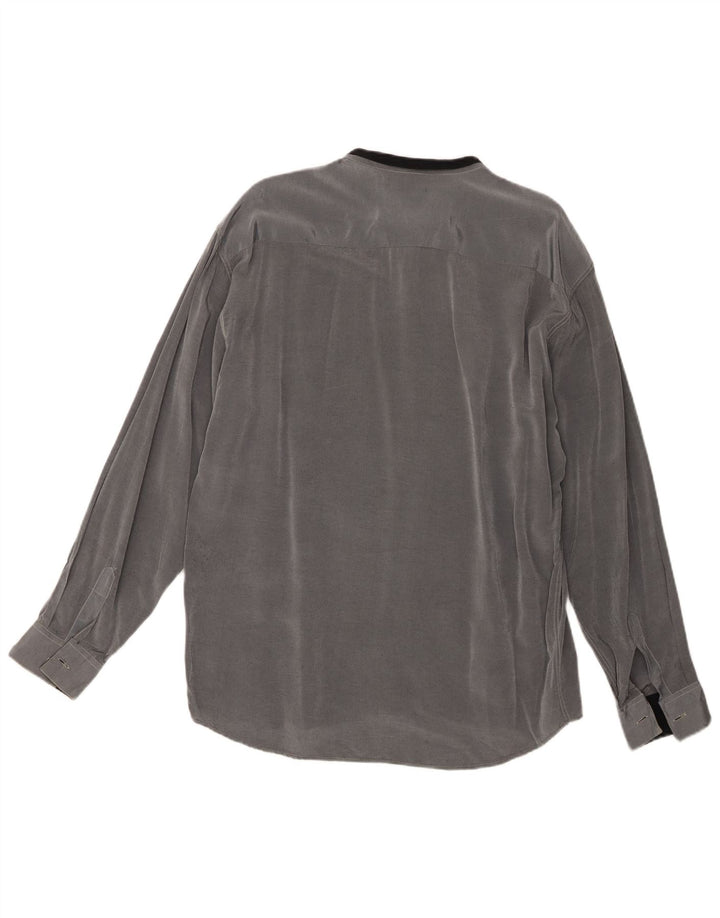 Camisa masculina Mac Fashion grande acetato cinza