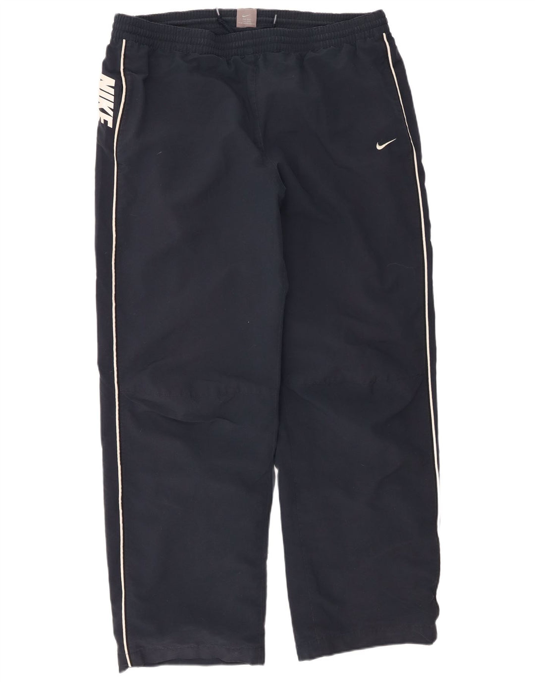 Calça de treino Nike masculina gráfica grande poliéster azul marinho