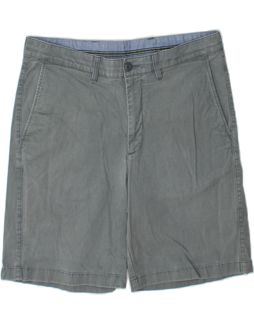 L.L.BEAN Mens Standard Fit Chino Shorts W36 Large Blue Cotton Vintage L.L.Bean and Second-Hand L.L.Bean from Messina Hembry 