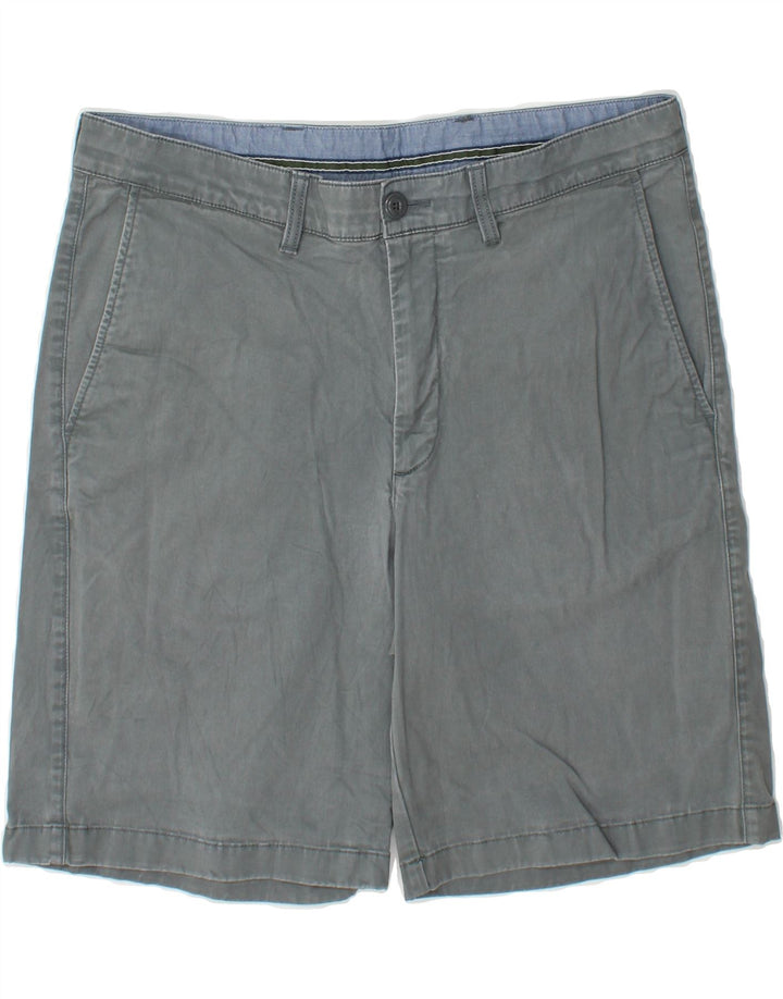 L.L.BEAN Mens Standard Fit Chino Shorts W36 Large Blue Cotton Vintage L.L.Bean and Second-Hand L.L.Bean from Messina Hembry 