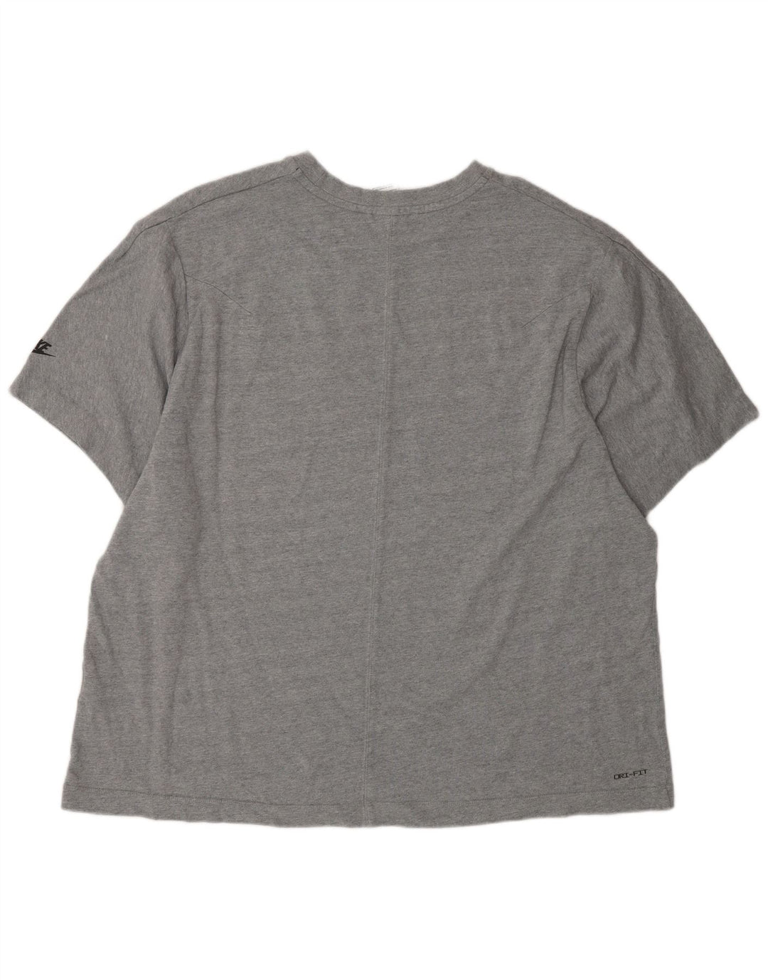 Camiseta masculina Nike Dri Fit Top 2XL algodão cinza