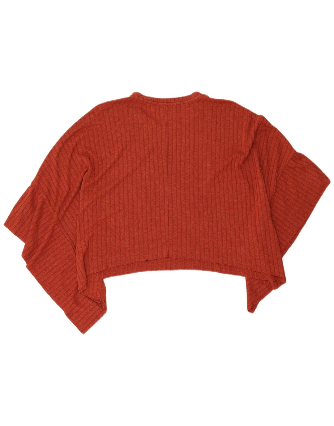 Zara Womens Trafaluc Túnica Oversized Assimétrica Top Reino Unido 14 Médio Marrom