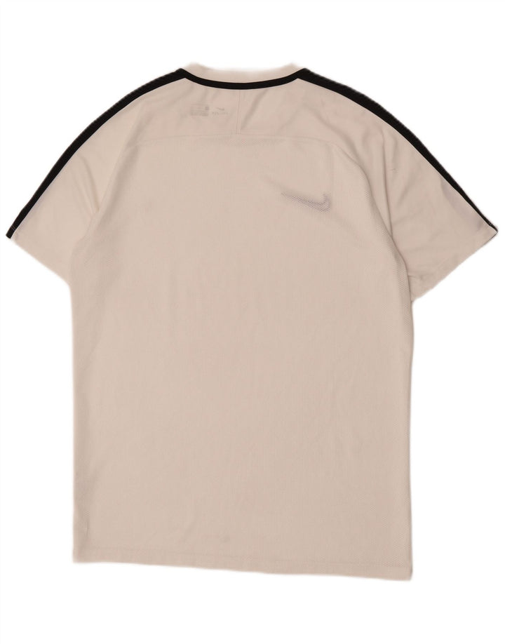 Camiseta Nike Masculina Dri Fit Top Grande Branco Colorblock Poliéster
