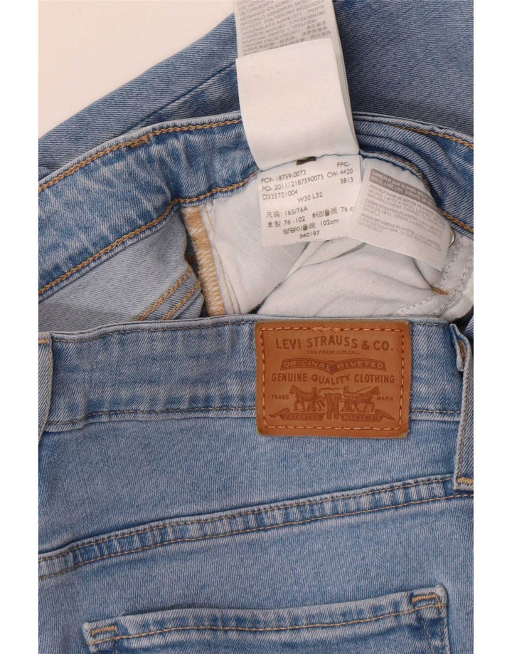 Calça jeans feminina Levi's 725 High Rise Bootcut W30 L32 Azul Lyocell