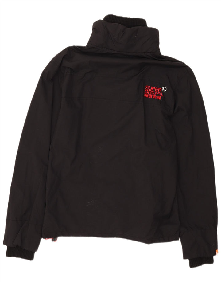 Jaqueta corta-vento masculina Superdry UK 44 2XL preto nylon