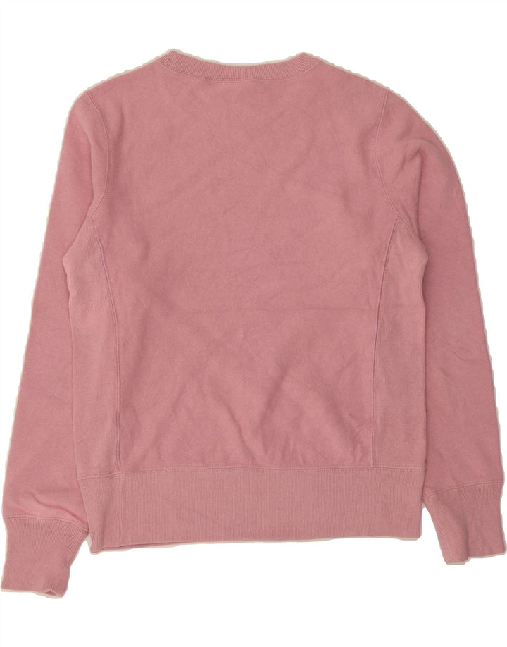 CHAMPION Womens Sweatshirt Jumper UK 6 XS Pink Cotton Vintage Champion and Second-Hand Champion from Messina Hembry 